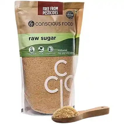 Conscious Food Raw Sugar Khandsari - Unrefined, 1 kg